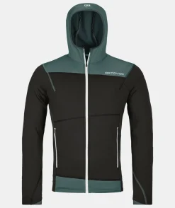 New ORTOVOX FLEECE LIGHT HOODY M blackraven