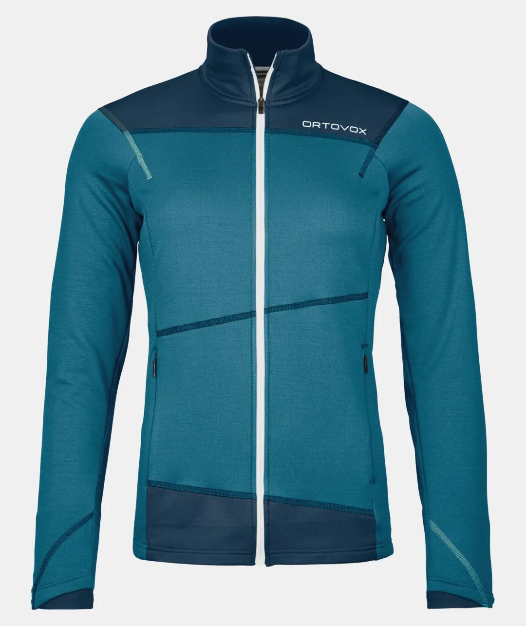 Discount ORTOVOX FLEECE LIGHT JACKET W mountainblue