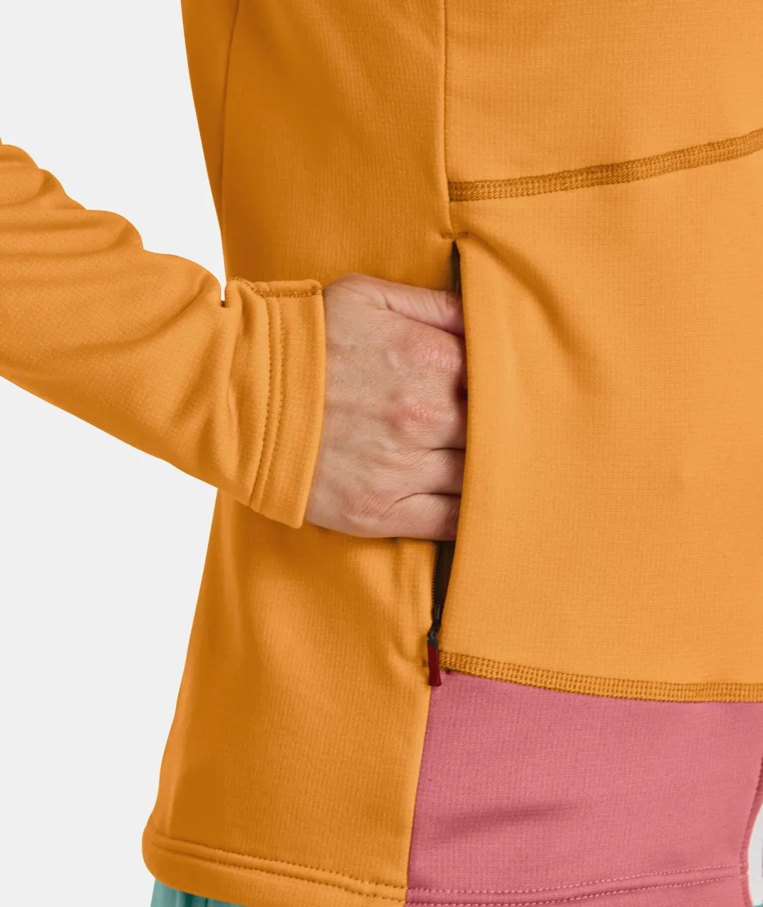 Discount ORTOVOX FLEECE LIGHT JACKET W mountainblue