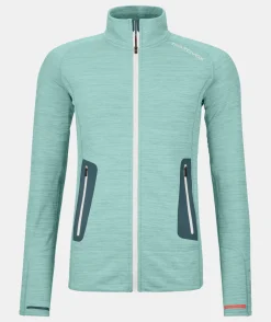 Hot ORTOVOX FLEECE LIGHT JACKET W icewaterfallblend