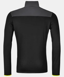 Shop ORTOVOX FLEECE LIGHT ZIP NECK M blackraven