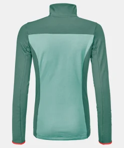 Sale ORTOVOX FLEECE LIGHT ZIP NECK W arcticgrey