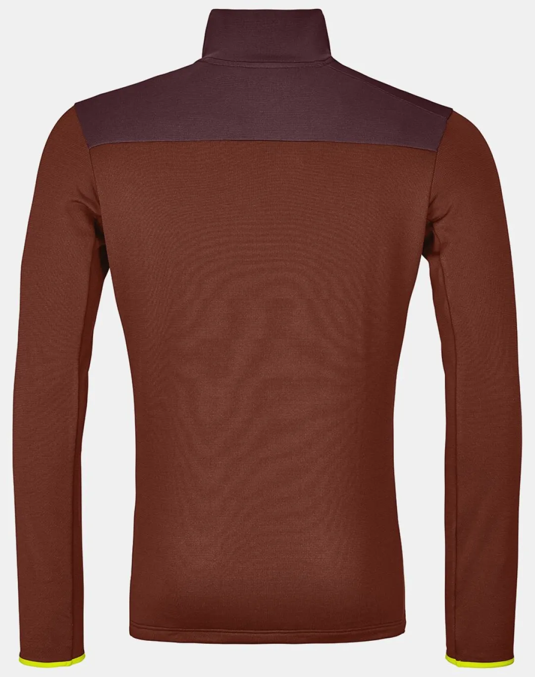 Cheap ORTOVOX FLEECE LIGHT ZIP NECK M clayorange