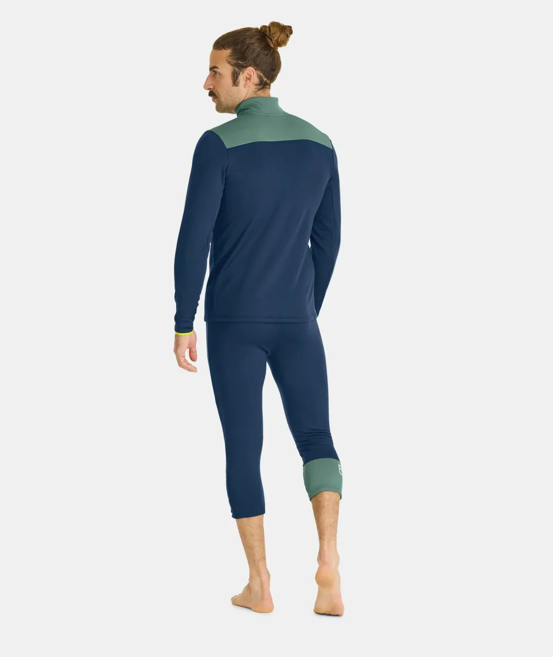 Cheap ORTOVOX FLEECE LIGHT ZIP NECK M clayorange