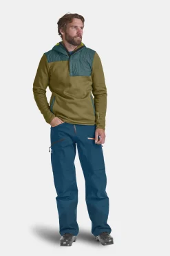 Cheap ORTOVOX FLEECE PLUS ANORAK M greenmoss