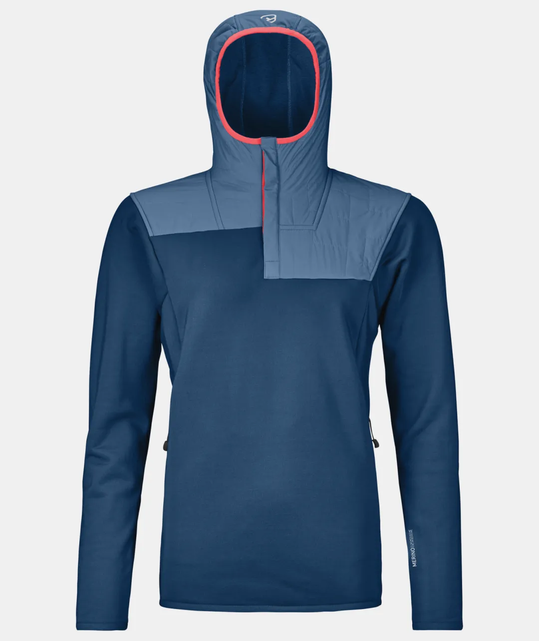 Online ORTOVOX FLEECE PLUS ANORAK W petrolblue