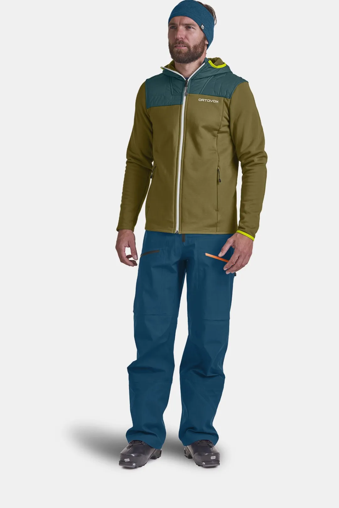 Best ORTOVOX FLEECE PLUS HOODY M petrolblue