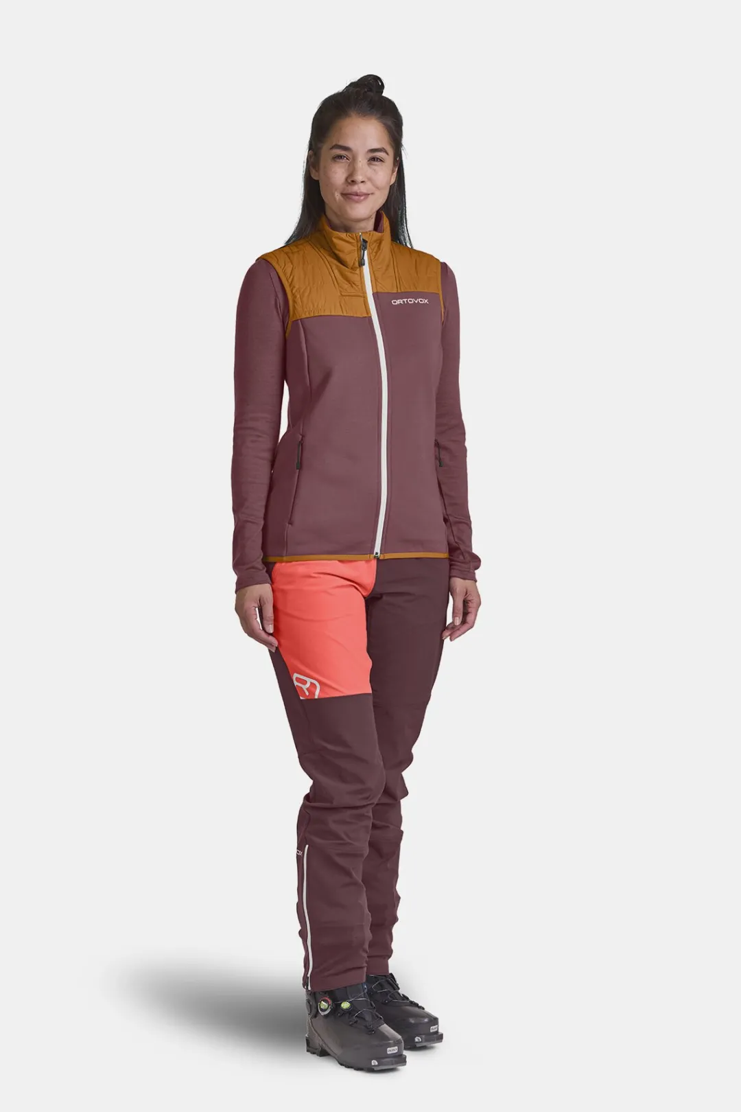 Best ORTOVOX FLEECE PLUS VESTW petrolblue