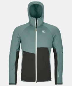 Cheap ORTOVOX FLEECE RIB HOODY M arcticgrey