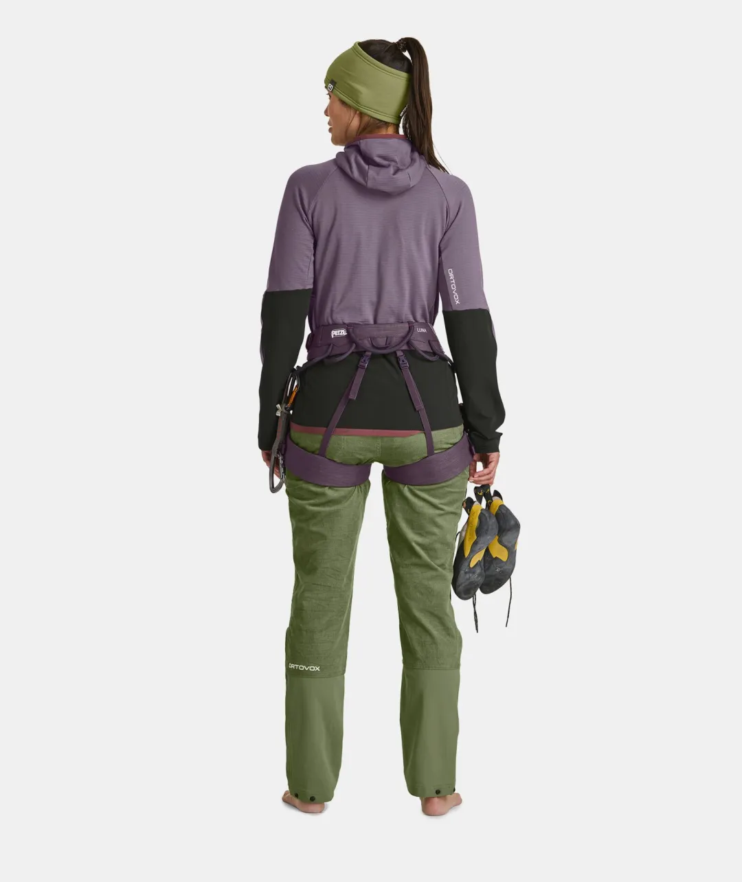 Shop ORTOVOX FLEECE RIB HOODY W wildberry