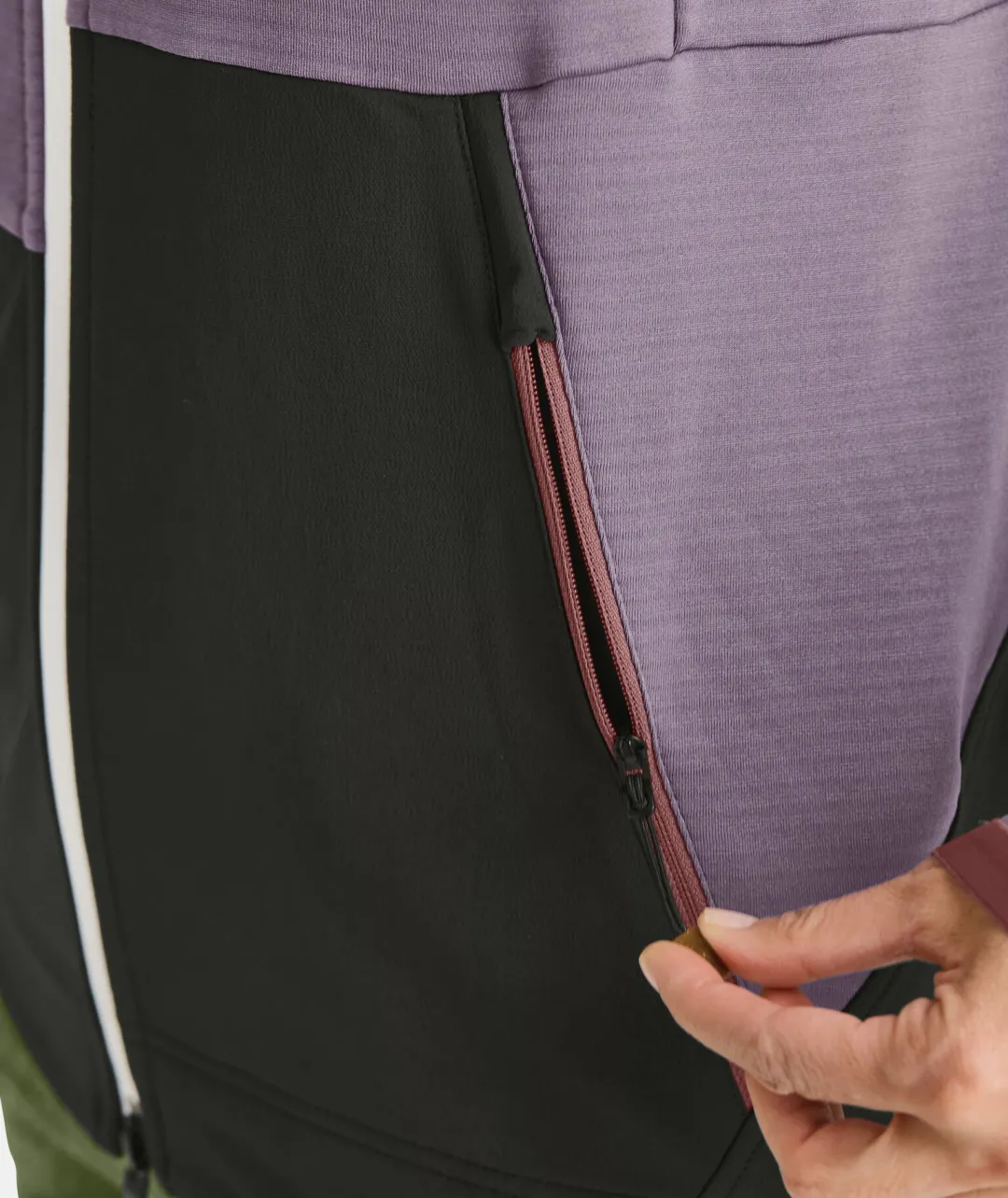 Shop ORTOVOX FLEECE RIB HOODY W wildberry