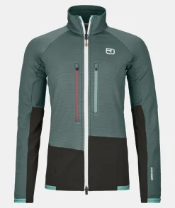 Store ORTOVOX FLEECE RIB JACKET W darkarcticgrey