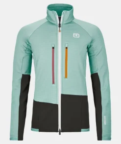Cheap ORTOVOX FLEECE RIB JACKET W aquaticice