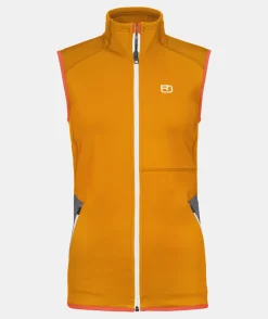 Clearance ORTOVOX FLEECE VEST W autumnleaves