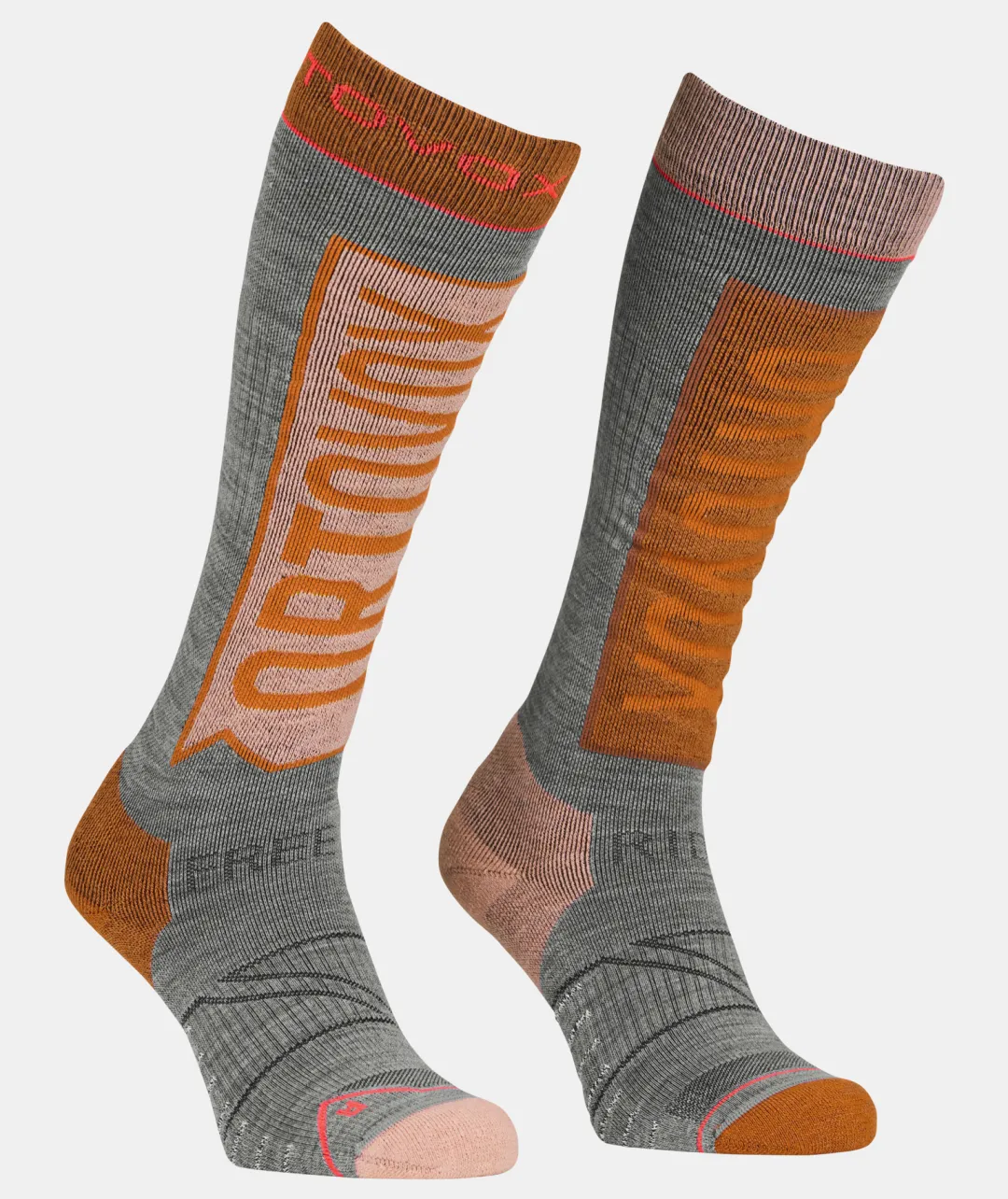 Hot ORTOVOX FREE RIDE LONG SOCKS W autumnleaves