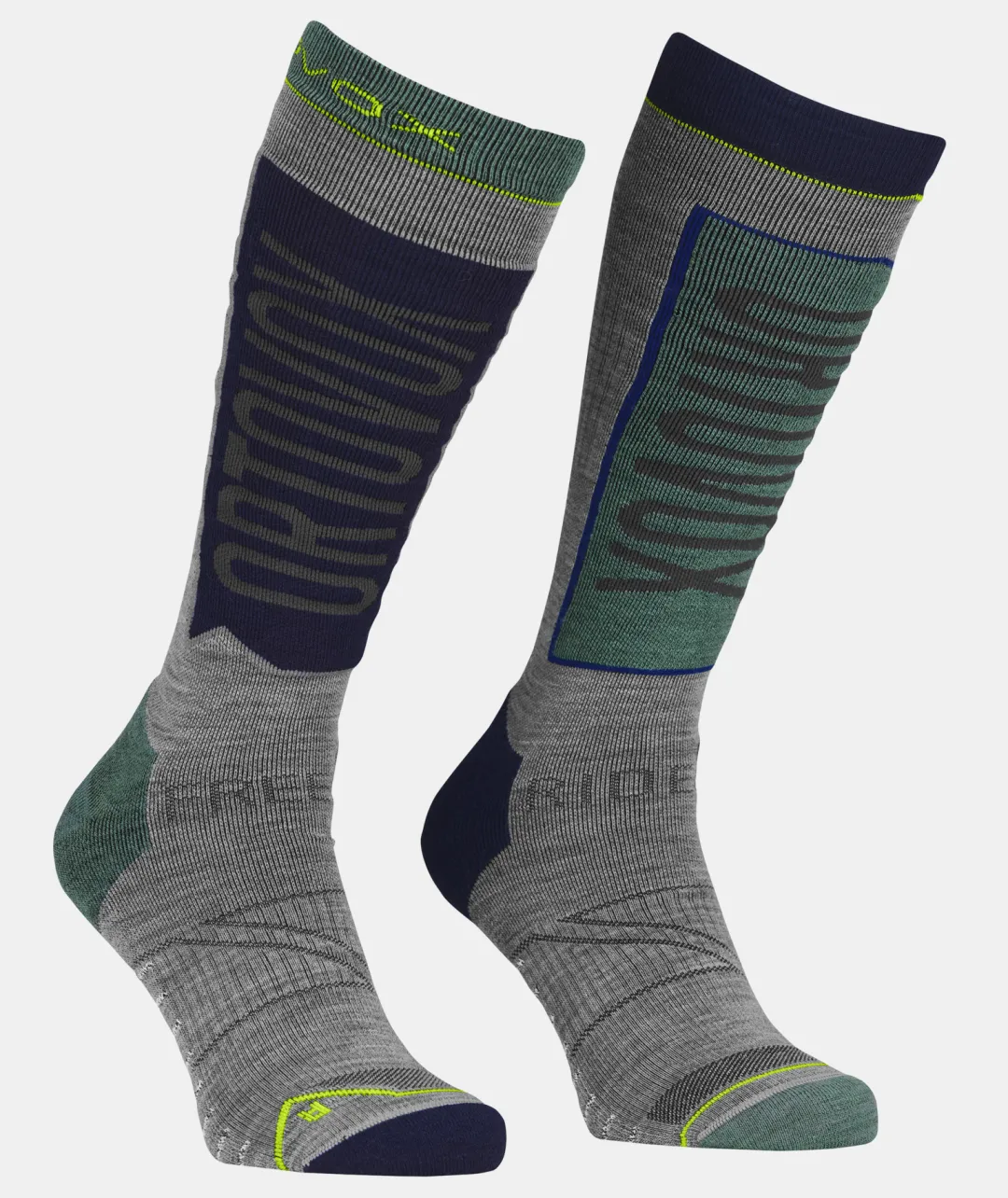 Sale ORTOVOX FREE RIDE LONG SOCKS M arcticgrey