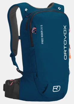 Discount ORTOVOX FREE RIDER 20 S petrolblue
