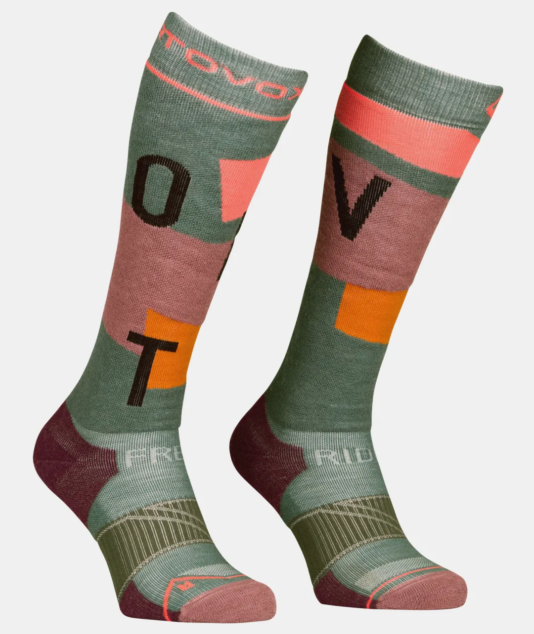 Discount ORTOVOX FREERIDE LONG SOCKS COZY W wildherbs