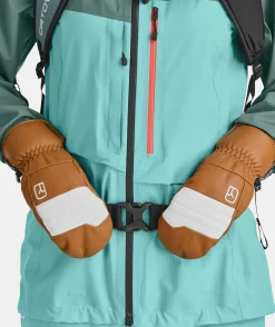 Sale ORTOVOX FULL LEATHER MITTEN W blackraven