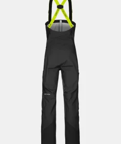 Shop ORTOVOX 3L DEEP SHELL BIB PANTS M blackraven