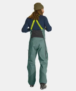 Cheap ORTOVOX 3L DEEP SHELL BIB PANTS M greenpine