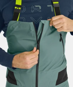 Cheap ORTOVOX 3L DEEP SHELL BIB PANTS M greenpine