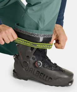 Cheap ORTOVOX 3L DEEP SHELL BIB PANTS M greenpine