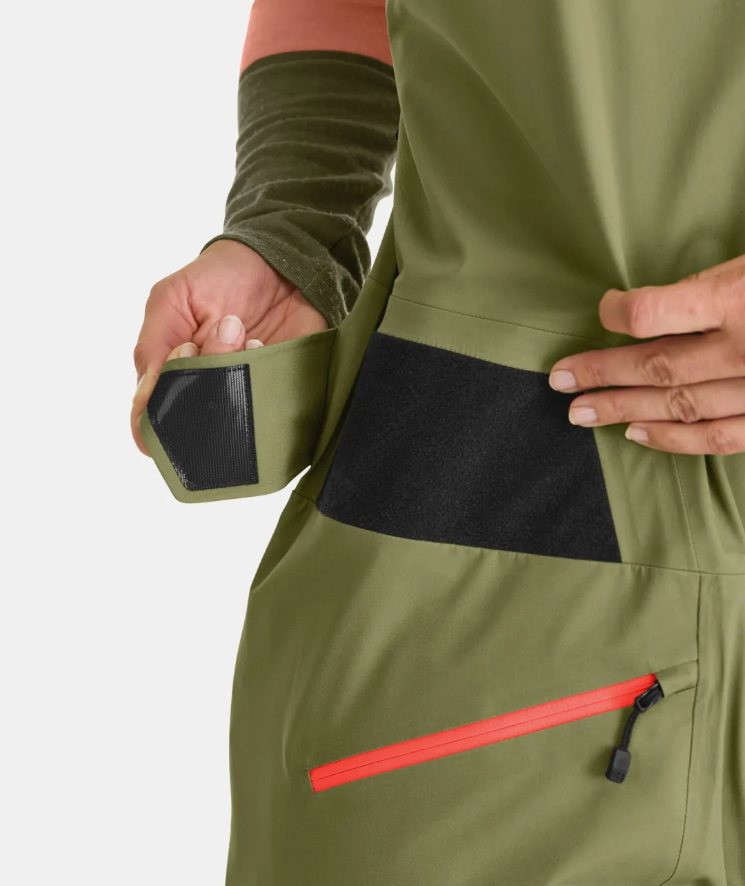 New ORTOVOX 3L DEEP SHELL BIB PANTS W wildherbs