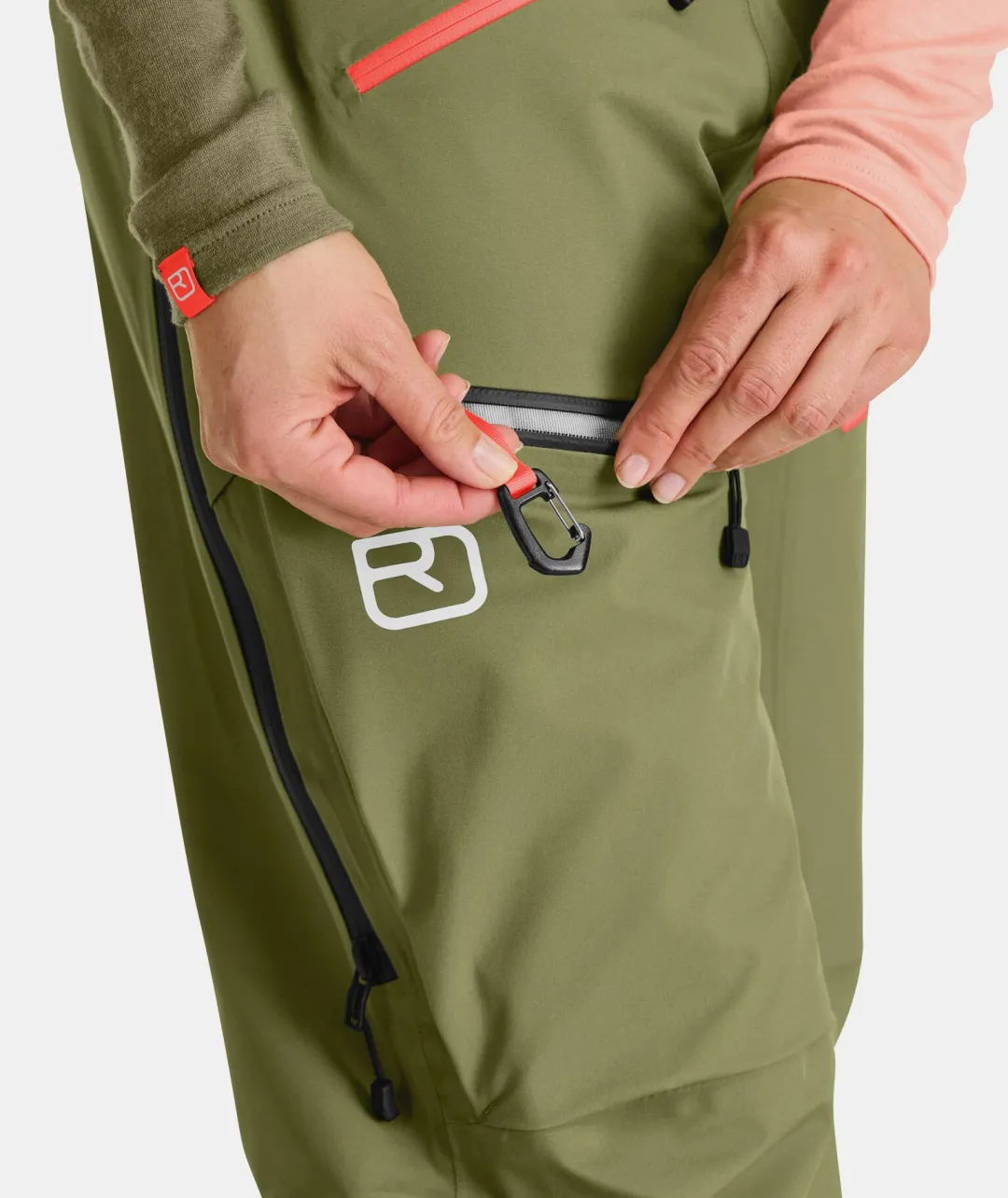 New ORTOVOX 3L DEEP SHELL BIB PANTS W wildherbs