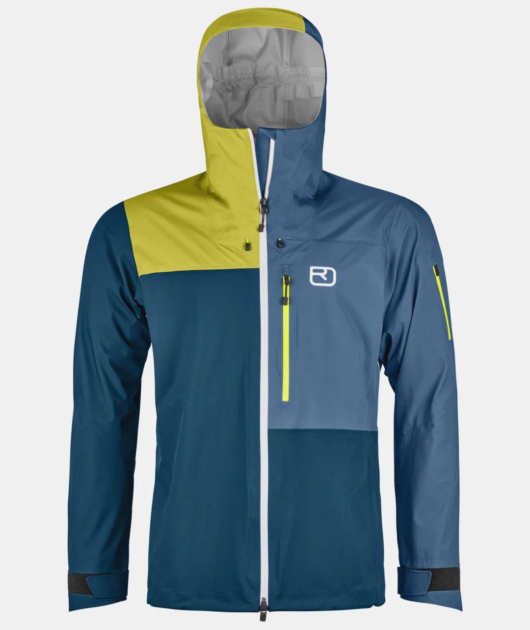 New ORTOVOX 3L ORTLER JACKET M petrolblue