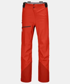 Best ORTOVOX 3L ORTLER PANTS M hotorange
