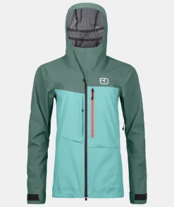 New ORTOVOX 3L RAVINE SHELL JACKET W icewaterfall
