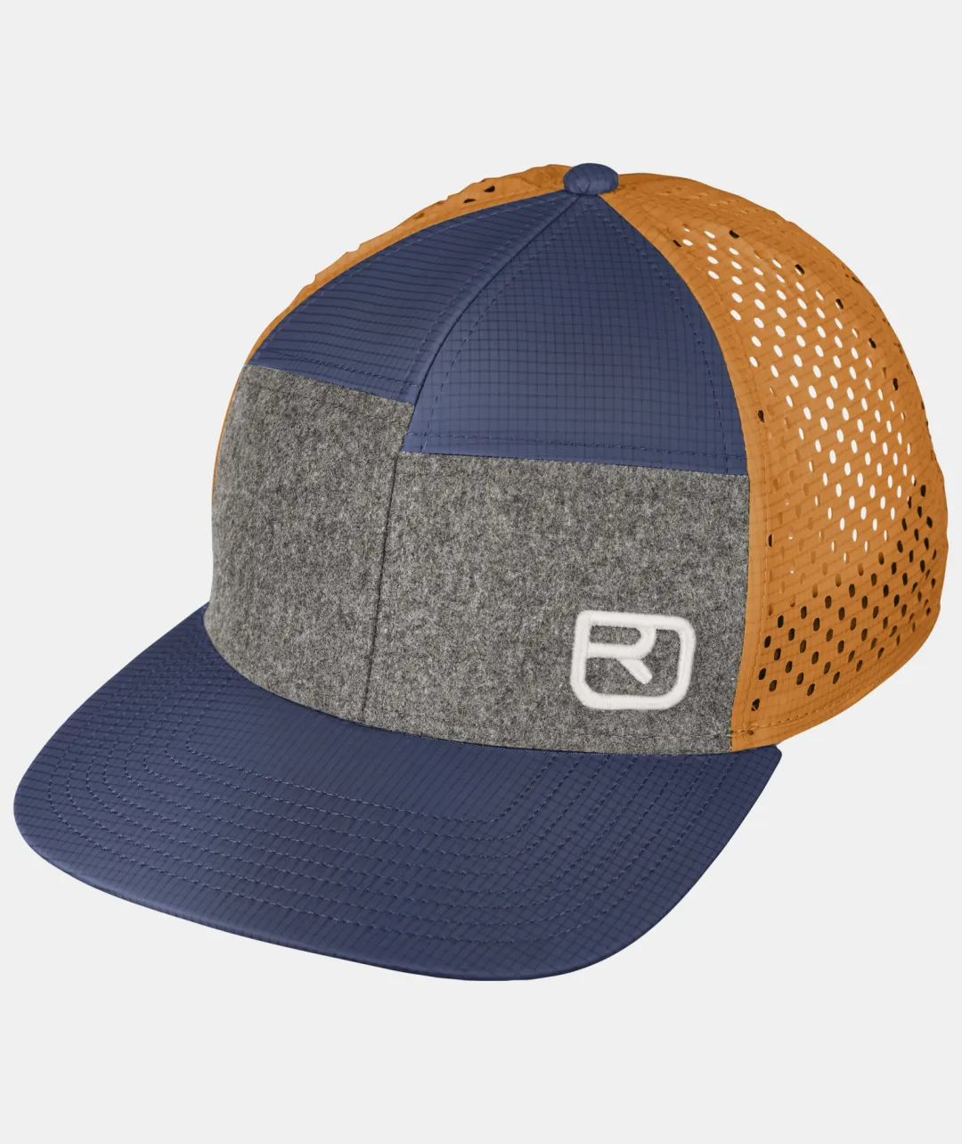 Fashion ORTOVOX LOGO AIR TRUCKER CAP deepocean