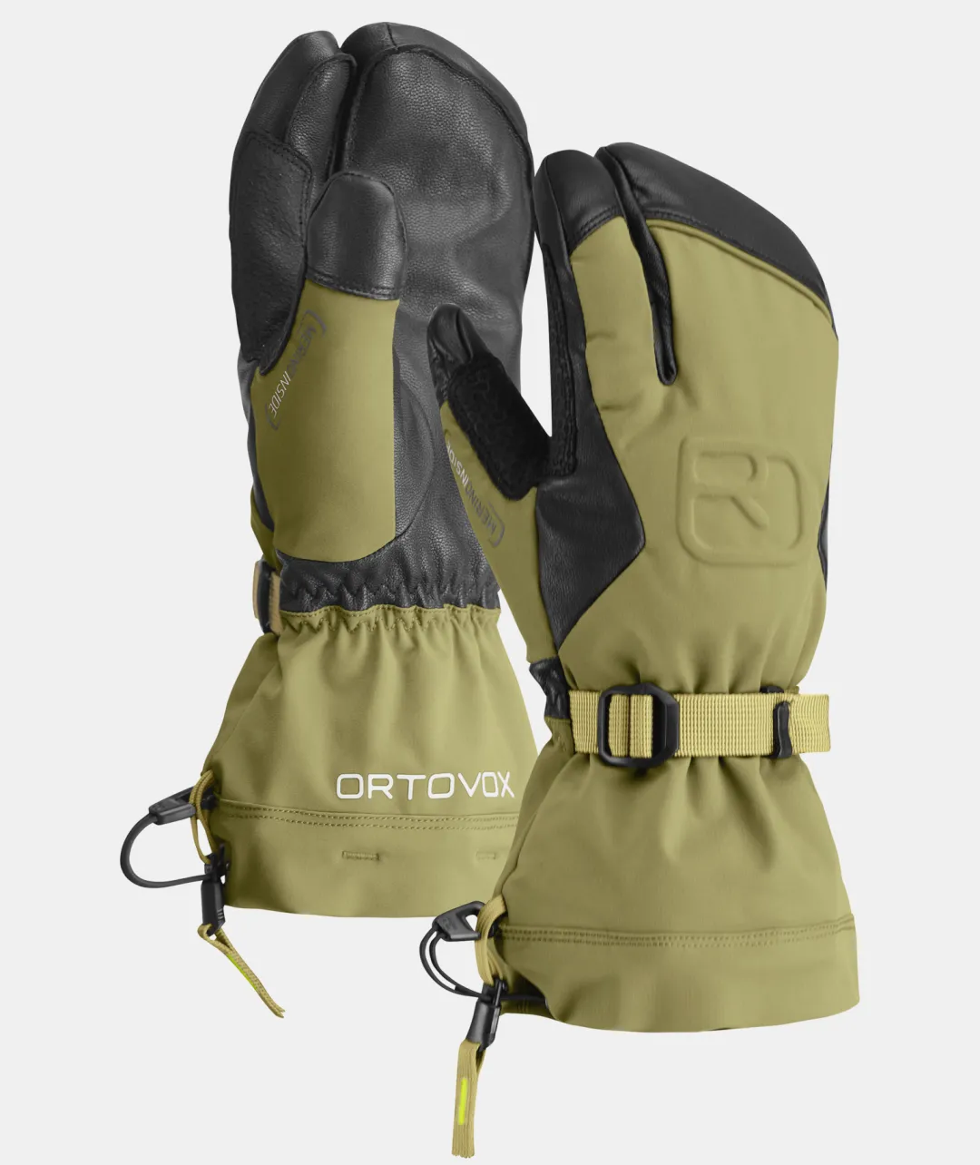 Discount ORTOVOX MERINO FREERIDE 3 FINGER GLOVE M wildherbs