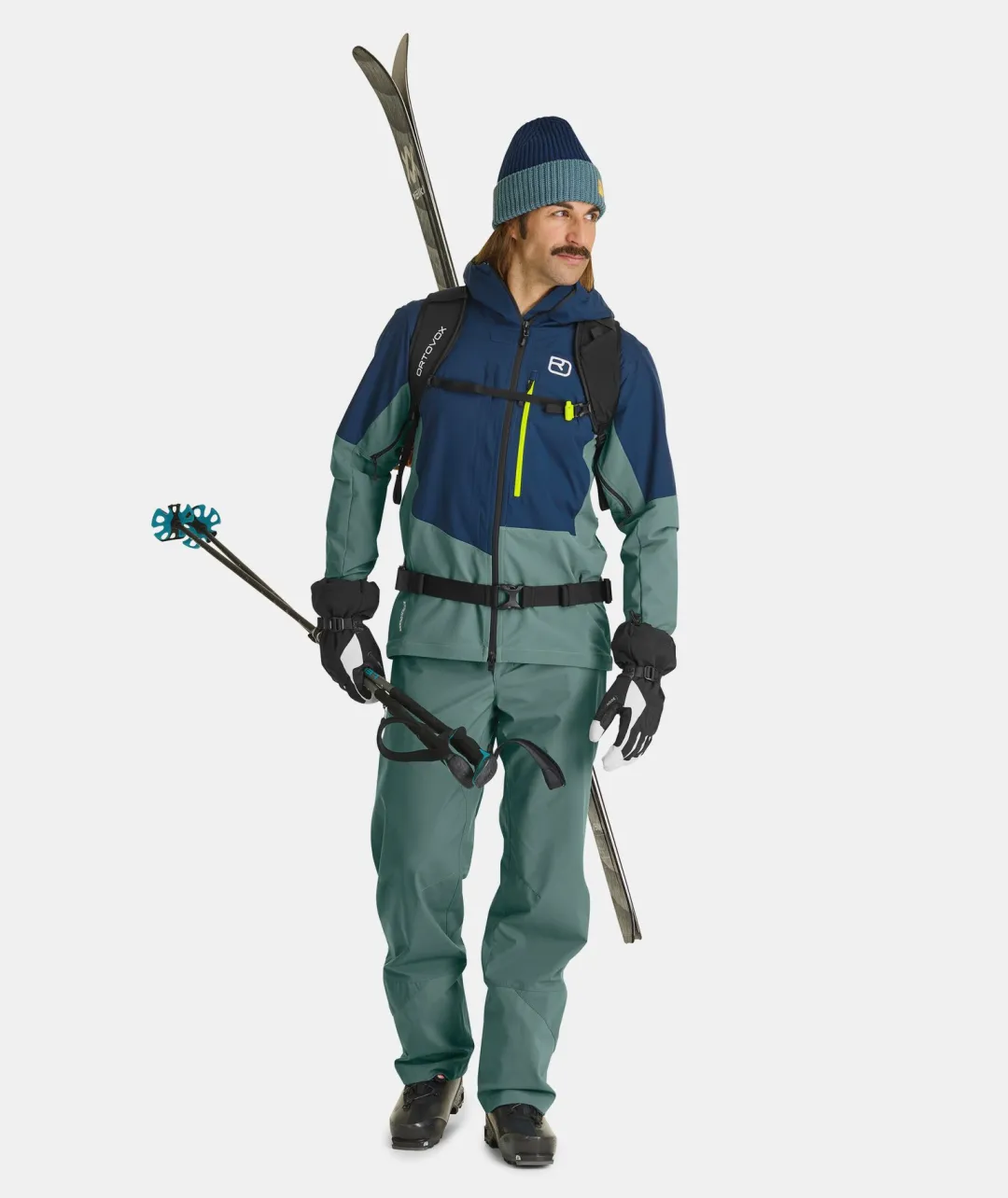 Store ORTOVOX MERINO FREERIDE GLOVE M blackraven