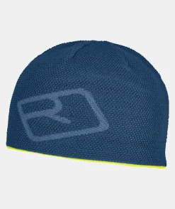 New ORTOVOX MERINO LOGO KNIT BEANIE petrolblue