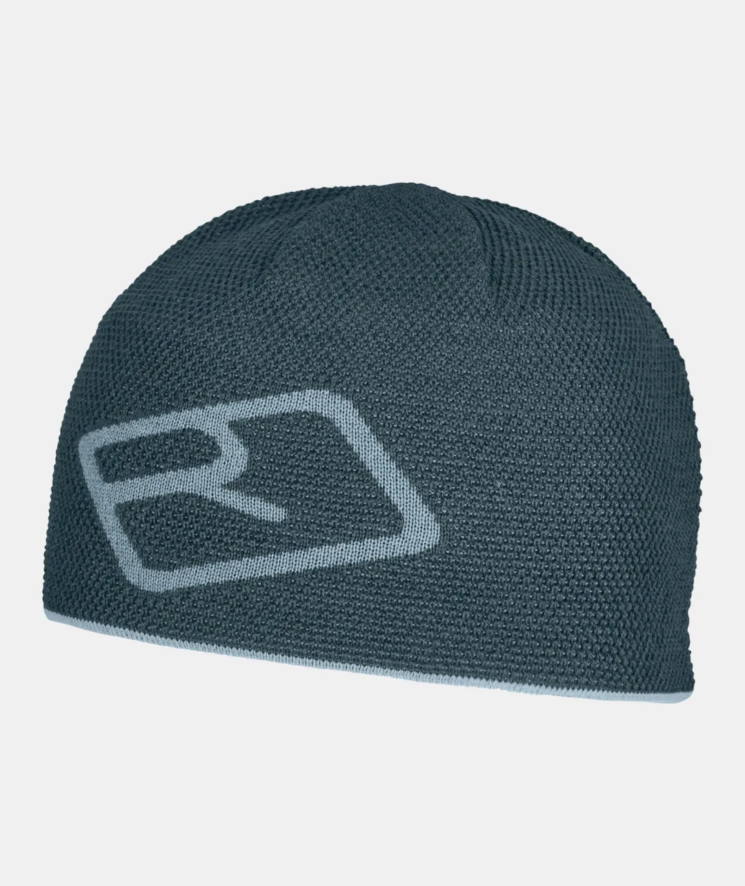 Sale ORTOVOX MERINO LOGO KNIT BEANIE darkarcticgrey