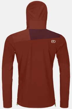 Online ORTOVOX PALA HOODED JACKET M clayorange