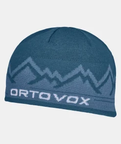Discount ORTOVOX PEAK BEANIE petrolblue
