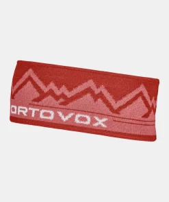 Shop ORTOVOX PEAK HEADBAND sunsetorange
