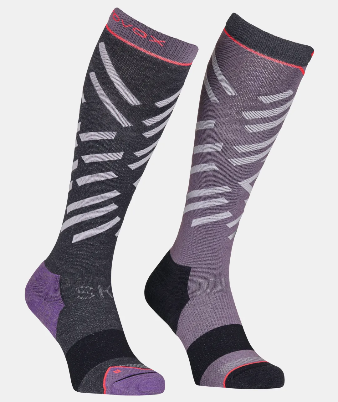 Clearance ORTOVOX SKI TOUR LONG SOCKS W blackraven