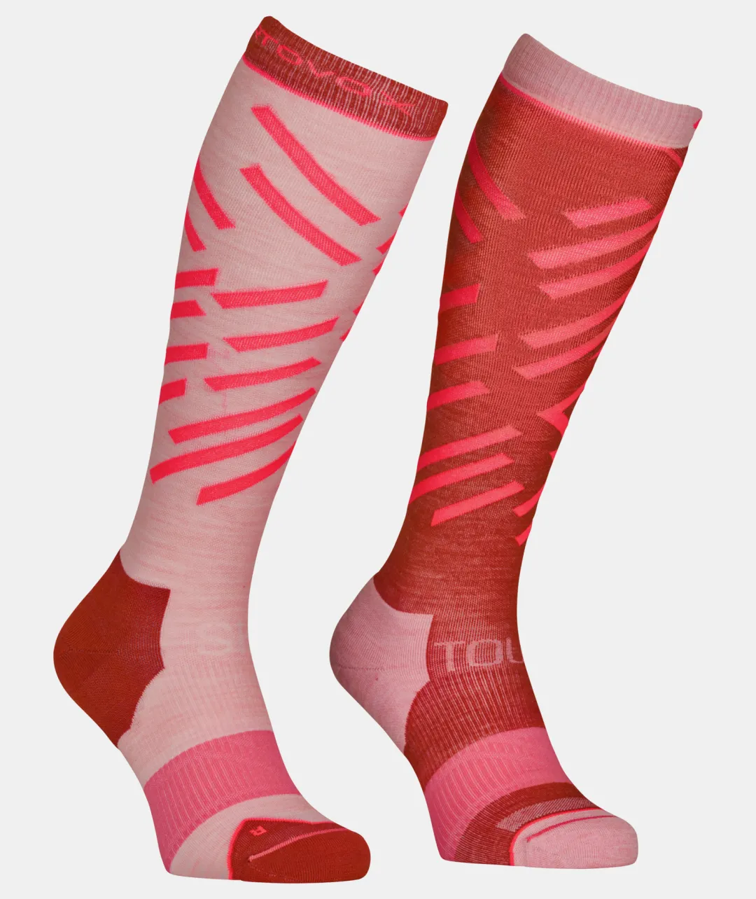 Outlet ORTOVOX SKI TOUR LONG SOCKS W sunsetorange