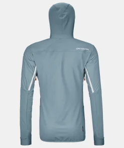 Store ORTOVOX SWISSWOOL COL BECCHEI HYBRID JACKET W glaciergrey