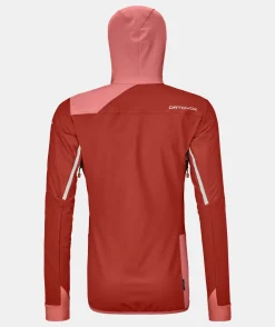 Discount ORTOVOX SWISSWOOL COL BECCHEI HYBRID JACKET W sunsetorange