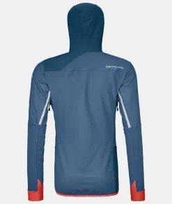 Clearance ORTOVOX SWISSWOOL COL BECCHEI HYBRID JACKET W mountainblue