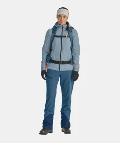 Clearance ORTOVOX SWISSWOOL COL BECCHEI HYBRID JACKET W mountainblue