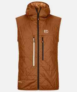 Shop ORTOVOX SWISSWOOL PIZ BOÈ VEST M bristlebrown