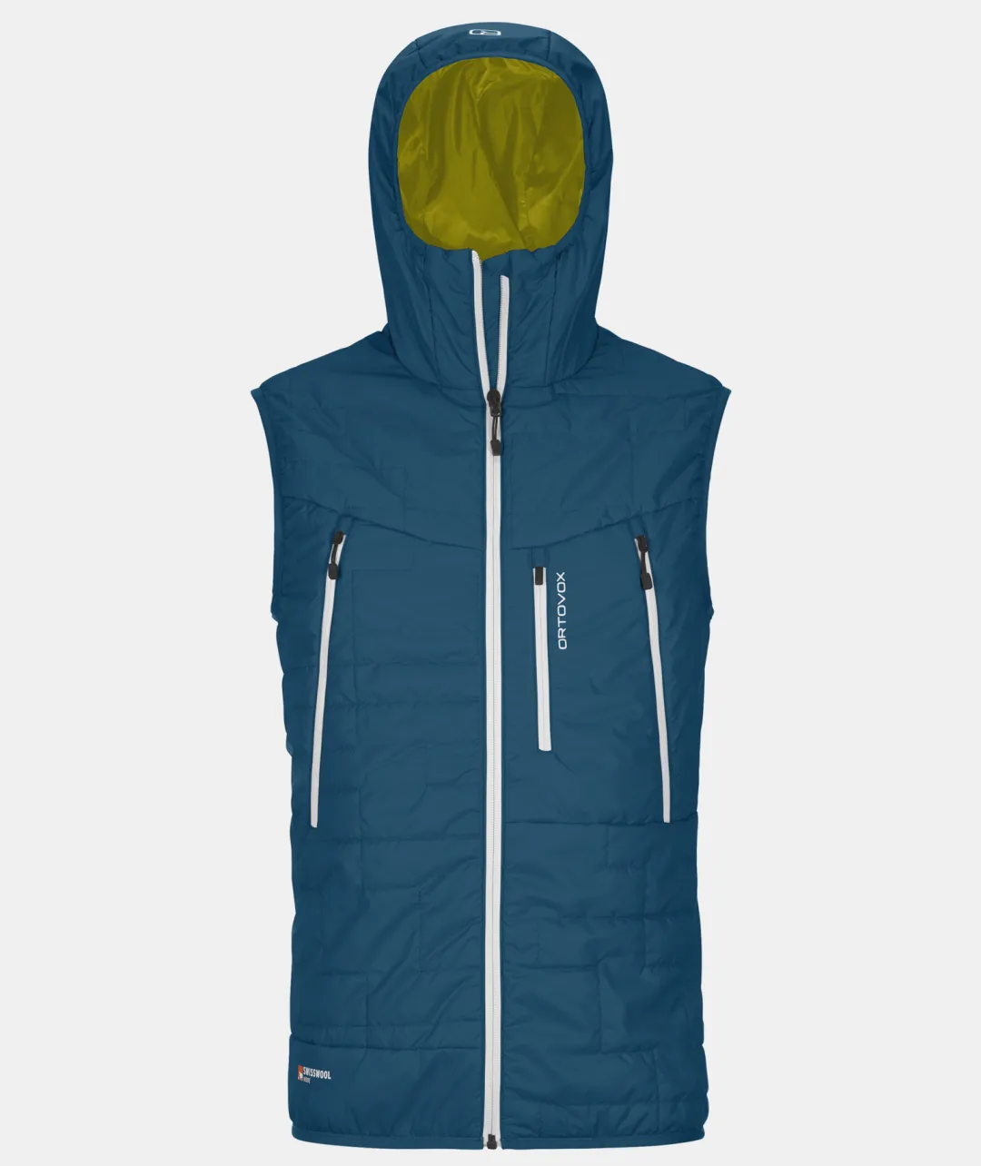 Outlet ORTOVOX SWISSWOOL PIZ BOÈ VEST M petrolblue