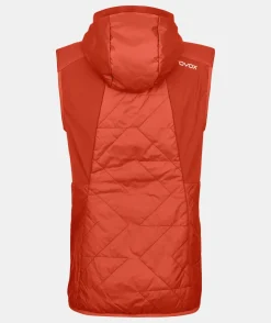 Store ORTOVOX SWISSWOOL PIZ BOÈ VEST W sunsetorange