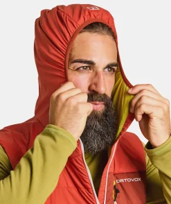 Cheap ORTOVOX SWISSWOOL PIZ DUAN VEST M cengiarossa
